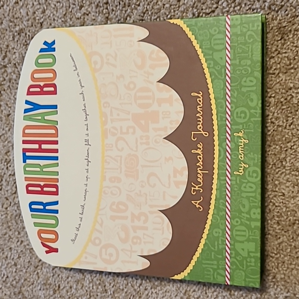 Birthday Book-keepsake Journal